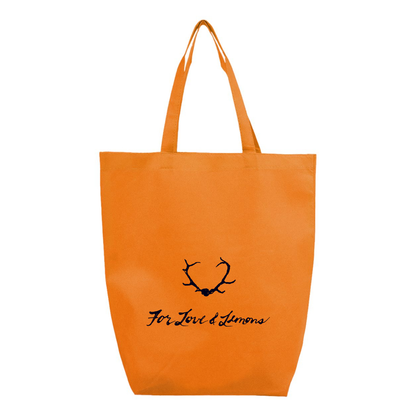 For Loves & Lemons Q-Tees Non-Woven Gusset Bottom Tote