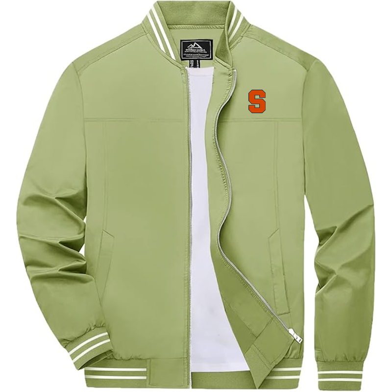 Men's Syracuse Orange Lightweight Quarter-Zip Athletic Shirt Long Sleeve - Black