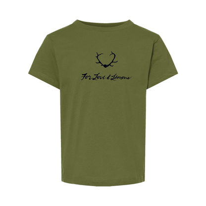 For Loves & Lemons BELLA  CANVAS Toddler Jersey Tee