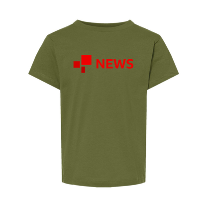 BBC News BELLA  CANVAS Toddler Jersey Tee