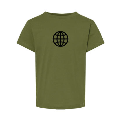 Internet Globe BELLA  CANVAS Toddler Jersey Tee
