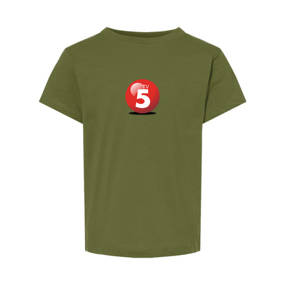 ABC TV5 Logo BELLA  CANVAS Toddler Jersey Tee