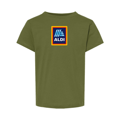 Aldi Logo BELLA  CANVAS Toddler Jersey Tee