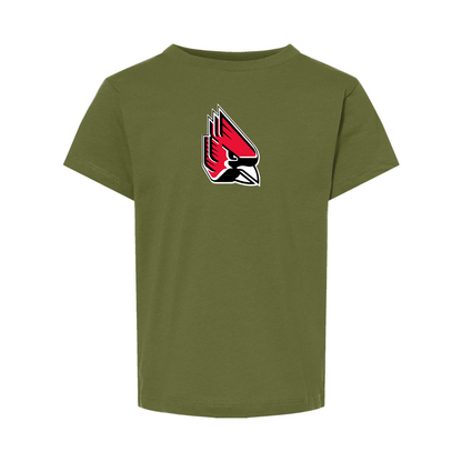 Ball State Cardinals BELLA  CANVAS Toddler Jersey Tee