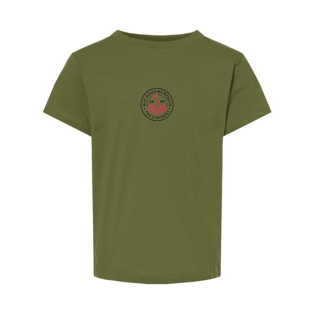AFC Bournemouth Soccer Logo BELLA  CANVAS Toddler Jersey Tee