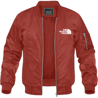 Men's The North Face Black Logo white Lightweight Bomber Jacket Windbreaker Softshell Varsity Jacket Coat