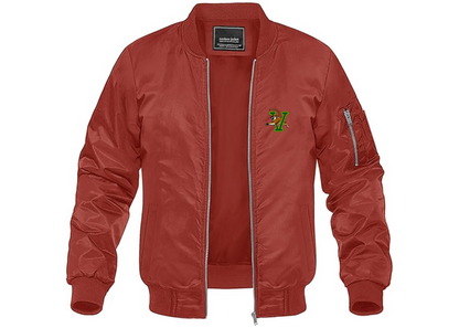 Men's Vermont Catamounts Lightweight Bomber Jacket Windbreaker Softshell Varsity Jacket Coat