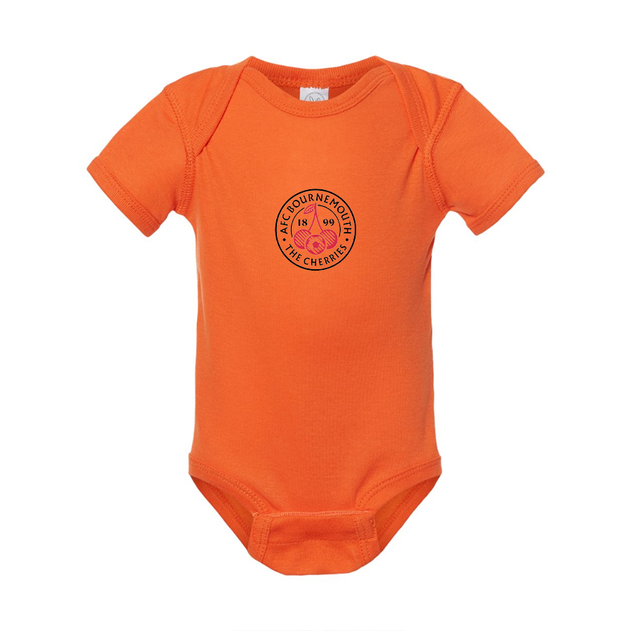 AFC Bournemouth Soccer Logo Rabbit Skins Infant Baby Rib Bodysuit