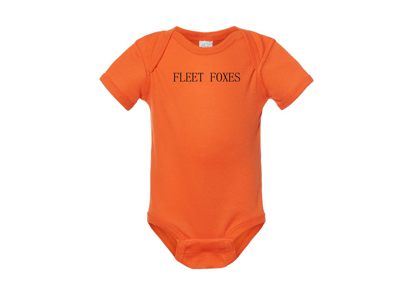 Fleet Foxes Logo  Rabbit Skins Infant Baby Rib Bodysuit