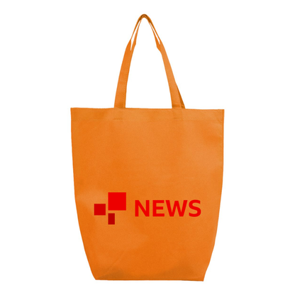 BBC News Q-Tees Non-Woven Gusset Bottom Tote