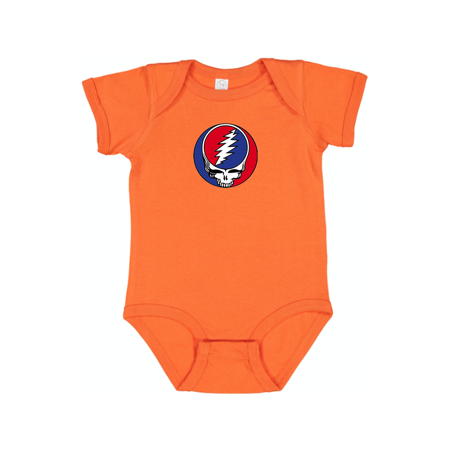 Gratefu Dead Logo Baby Onesie Romper