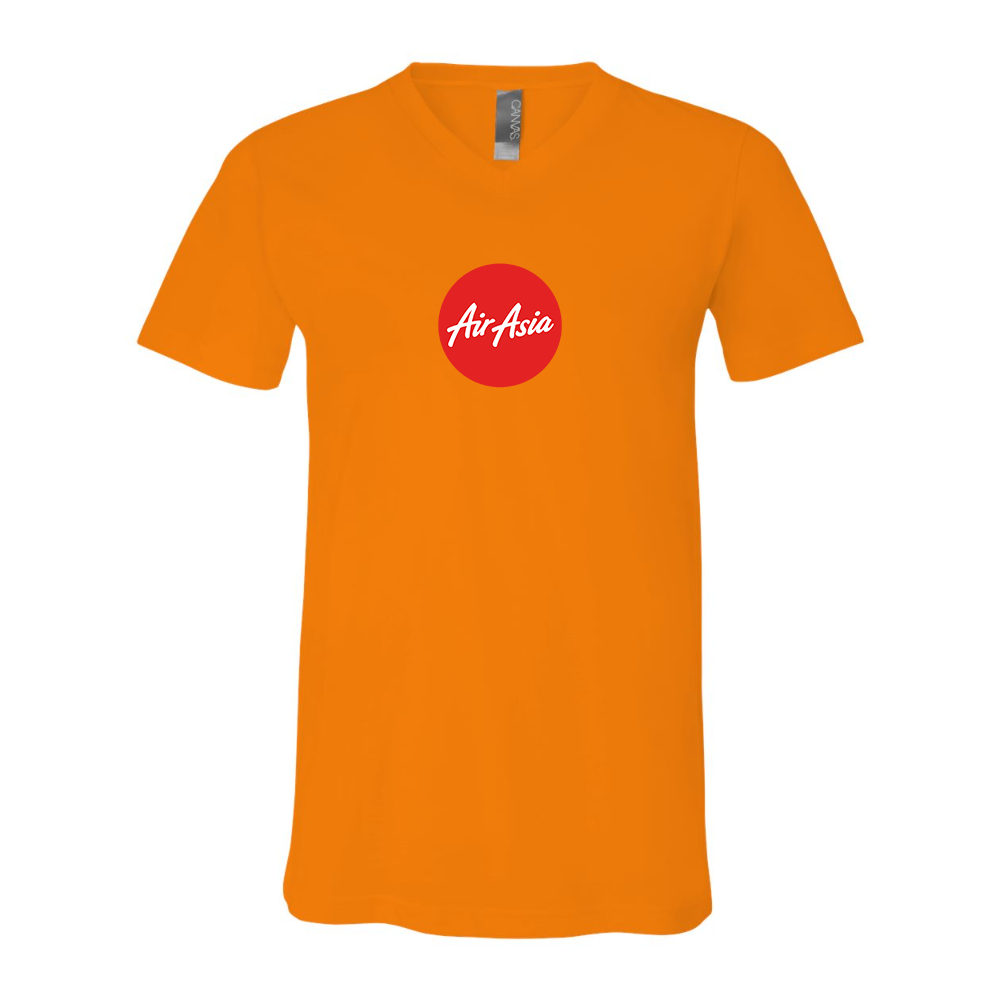 Air Asia Logo BELLA  CANVAS - Jersey V-Neck T-Shirt
