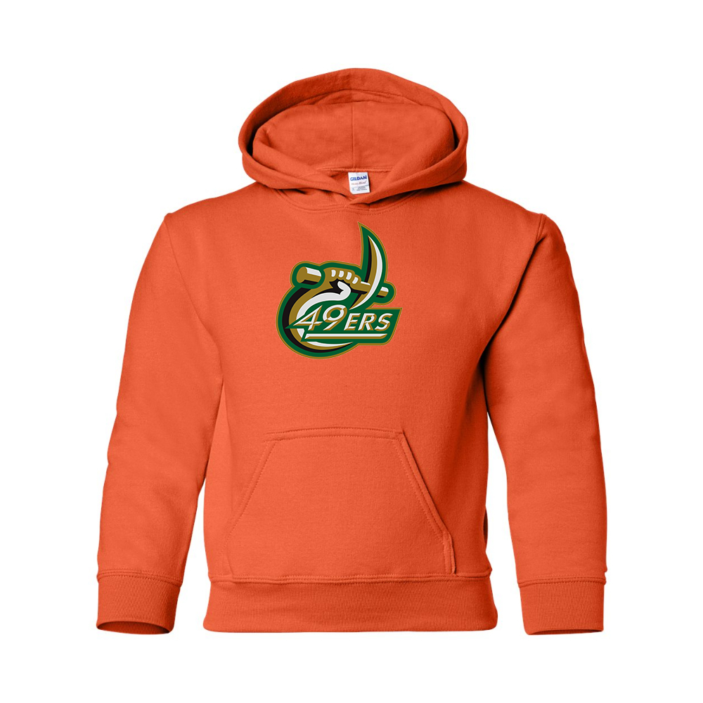 Youth  Charlotte 49ers Gildan Heavy Blend  Hooded Sweatshirt