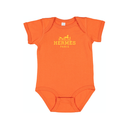 Hermès Logo Baby Romper Onesie