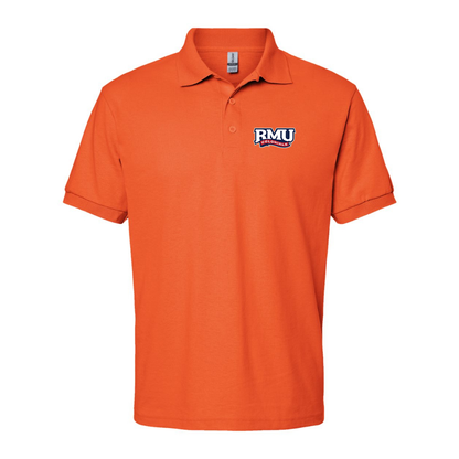 Men's Robert Morris Colonials Logo Gildan Dry Blend Jersey Polo