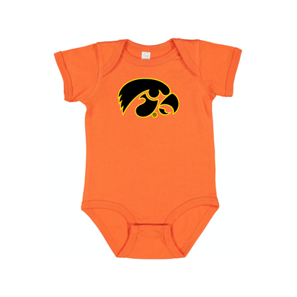 Lowa Hawkeyes Logo Baby Romper Onesie