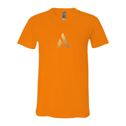 Accor Golden Logo BELLA  CANVAS - Jersey V-Neck T-Shirt