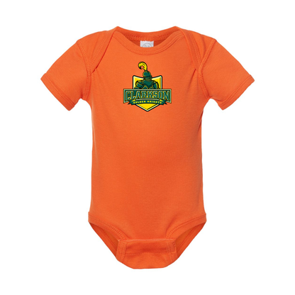 Clarkson Golden Knights Rabbit Skins Infant Baby Rib Bodysuit