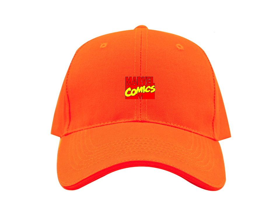 Marvel Comics Logo Dad Baseball Cap Hat