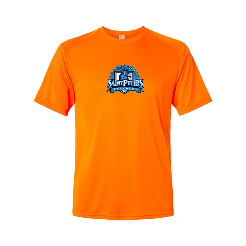 Men's Saint Peters Peacocks Logo Polyester T-Shirt
