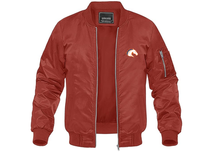 Men's Texas Arlington Mavericks Lightweight Bomber Jacket Windbreaker Softshell Varsity Jacket Coat