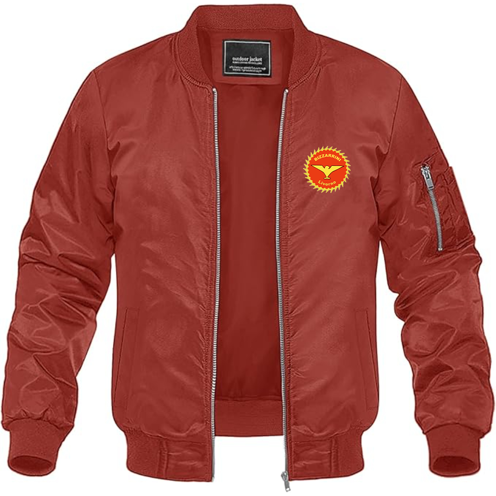 Bizzarrini Logo Lightweight Bomber Jacket Windbreaker Softshell Varsity Jacket Coat