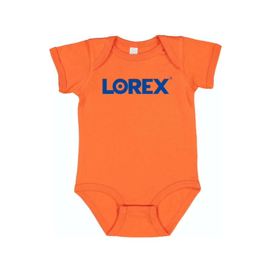 Lorex Technology Logo Baby Onesie Romper