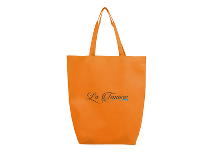 La Tamise Logo Q-Tees Non-Woven Gusset Bottom Tote