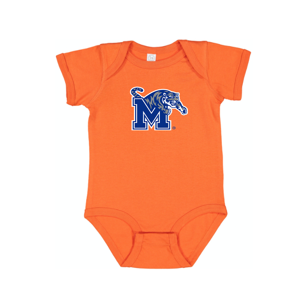 Memphis Tigers Logo Baby Romper Onesie
