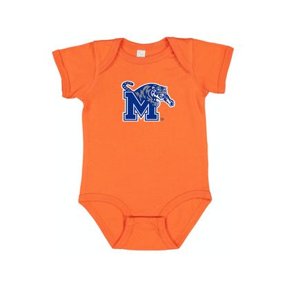 Memphis Tigers Logo Baby Romper Onesie