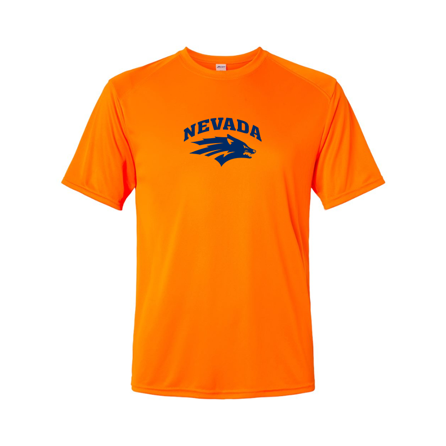 Men's Nevada Wolf Pack Logo Polyester T-Shirt