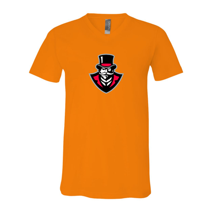 Austin Peay Governors BELLA  CANVAS - Jersey V-Neck T-Shirt
