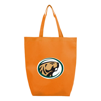 Bemidji State Beavers Q-Tees Non-Woven Gusset Bottom Tote