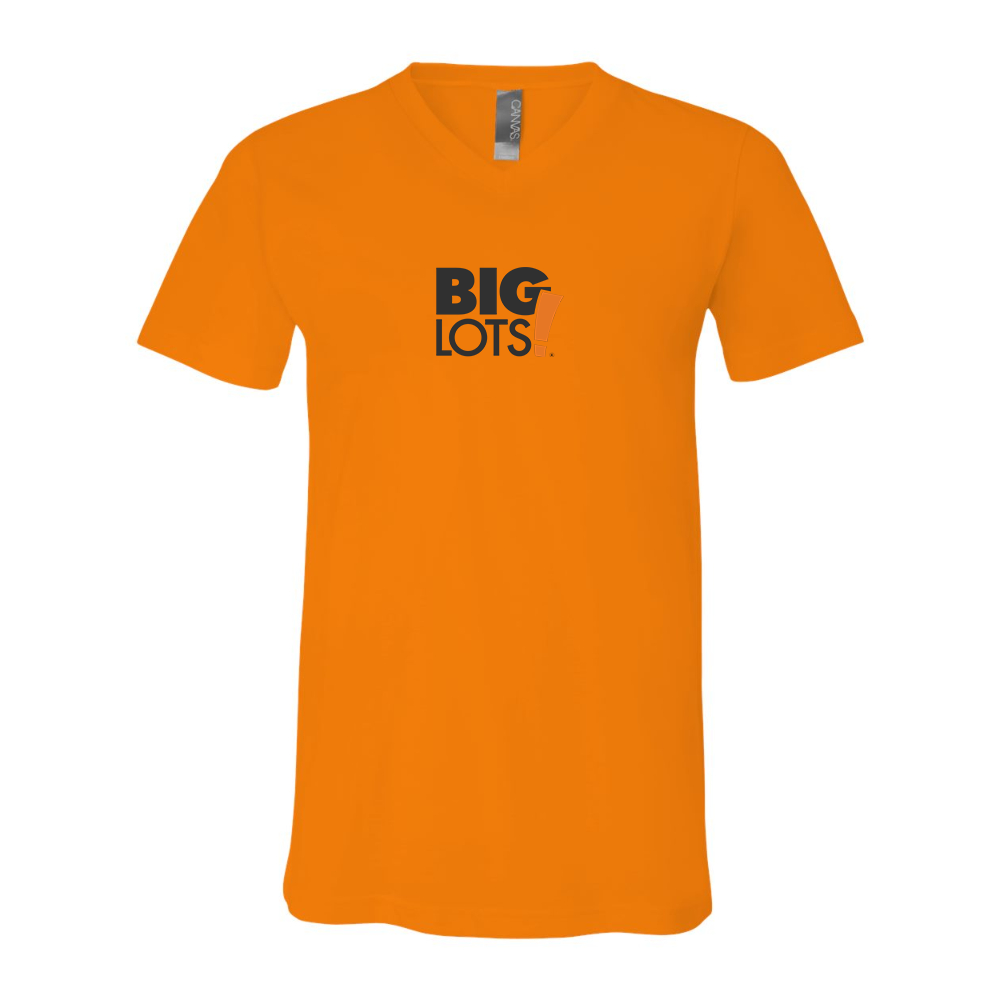 Big Lots Logo BELLA  CANVAS - Jersey V-Neck T-Shirt