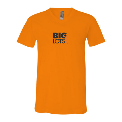 Big Lots Logo BELLA  CANVAS - Jersey V-Neck T-Shirt
