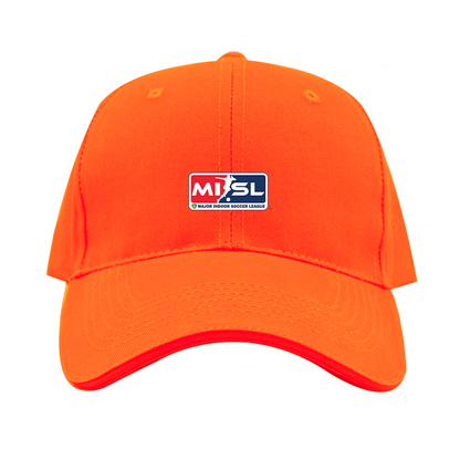 Major Indoor Soccer League Logo  Dad Baseball Cap Hat