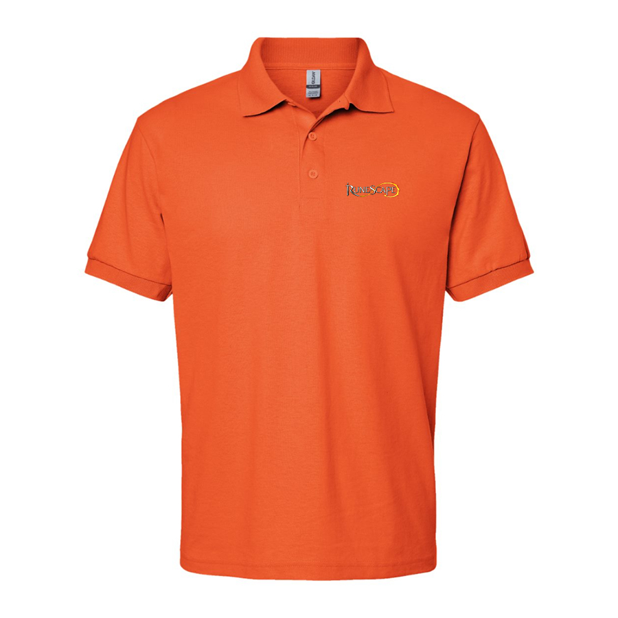 Men's Runescape Logo Gildan Dry Blend Jersey Polo