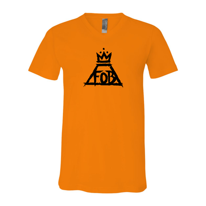 Fall Out Boy BELLA  CANVAS - Jersey V-Neck T-Shirt