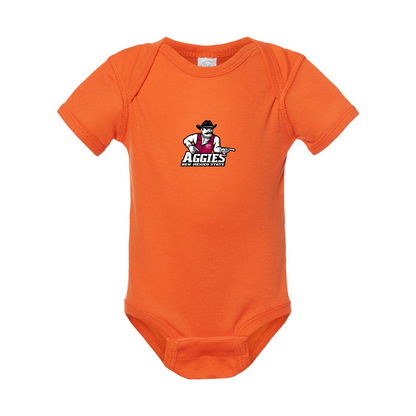 Aggies New Mexico State Logo  Rabbit Skins Infant Baby Rib Bodysuit