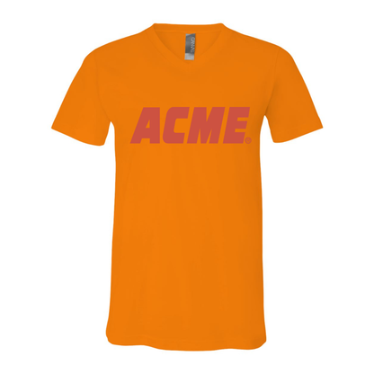 ACME Logo BELLA  CANVAS - Jersey V-Neck T-Shirt