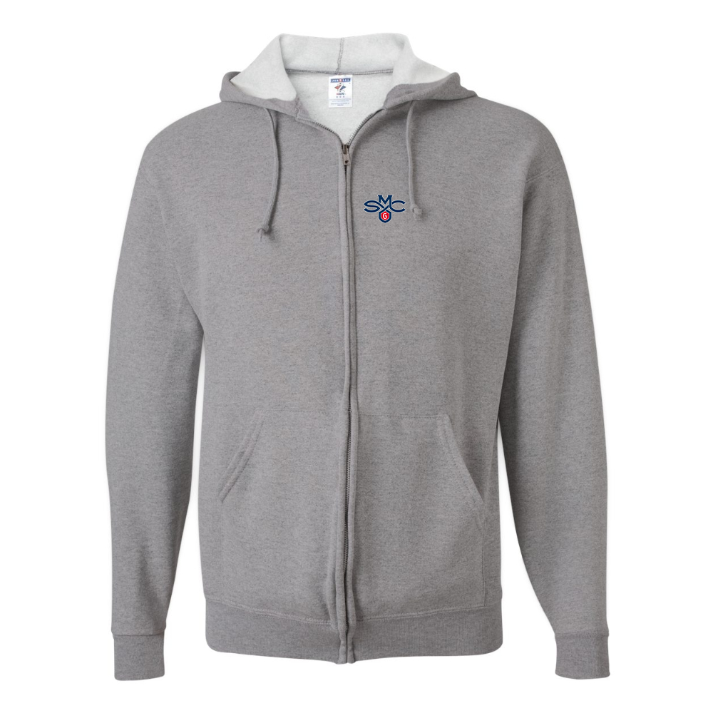 Men's Saint Marys Gaels Logo JERZEES NuBlend Full-Zip Hooded Sweatshirt