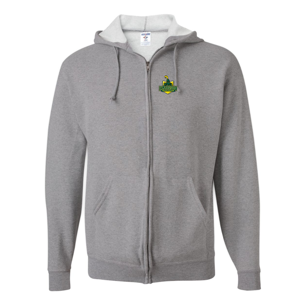 Men's Clarkson Golden Knights JERZEES NuBlend Full-Zip Hooded Sweatshirt