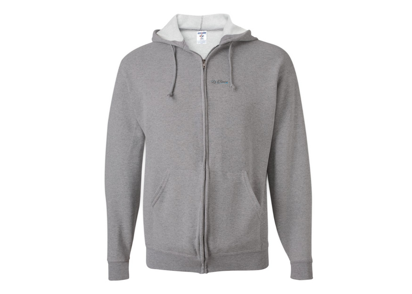 Men's La Tamise Logo JERZEES NuBlend Full-Zip Hooded Sweatshirt