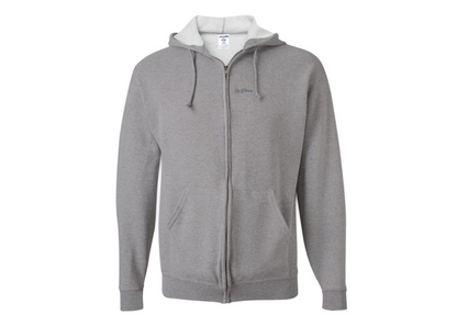 Men's La Tamise Logo JERZEES NuBlend Full-Zip Hooded Sweatshirt