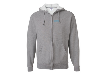 Men's People Magazine Logo JERZEES NuBlend Full-Zip Hooded Sweatshirt