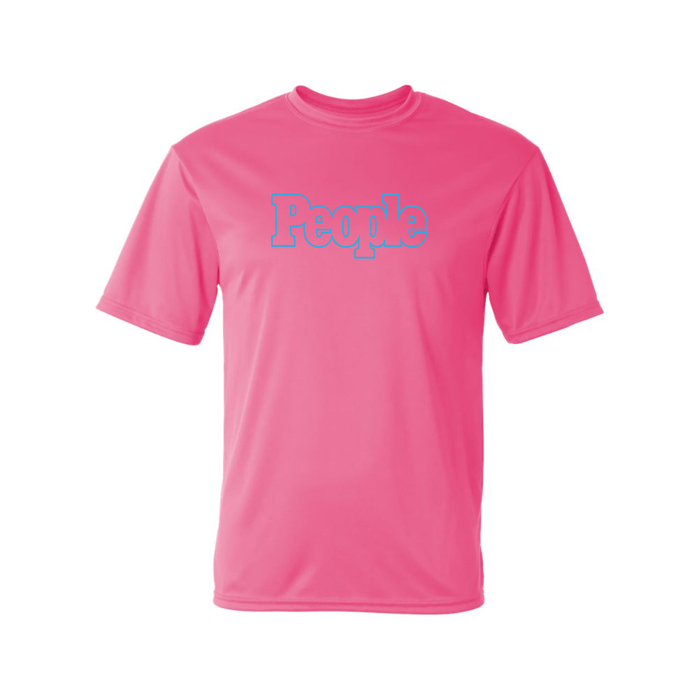 Men's People Magazine Logo Polyester T-Shirt