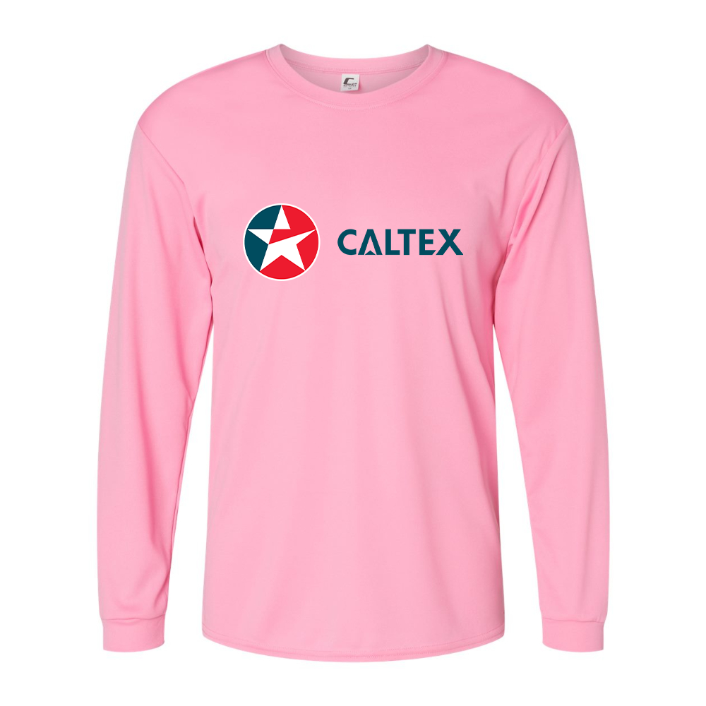 Men's Caltex Gas Station  Performance Long Sleeve T-Shirt