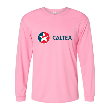 Men's Caltex Gas Station  Performance Long Sleeve T-Shirt