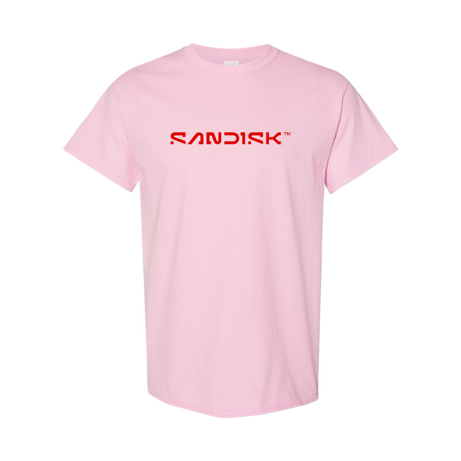 Men's SanDisk Logo  Cotton T-Shirt