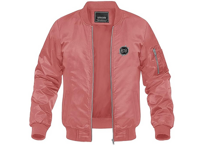 Men's When Rivers Meet Lightweight Bomber Jacket Windbreaker Softshell Varsity Jacket Coat